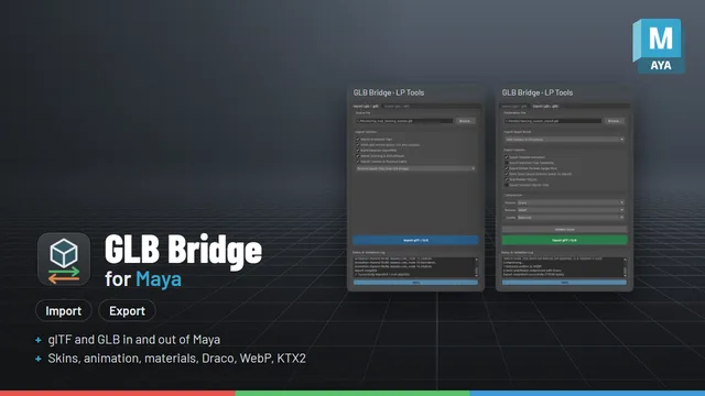 GLB Bridge for Maya