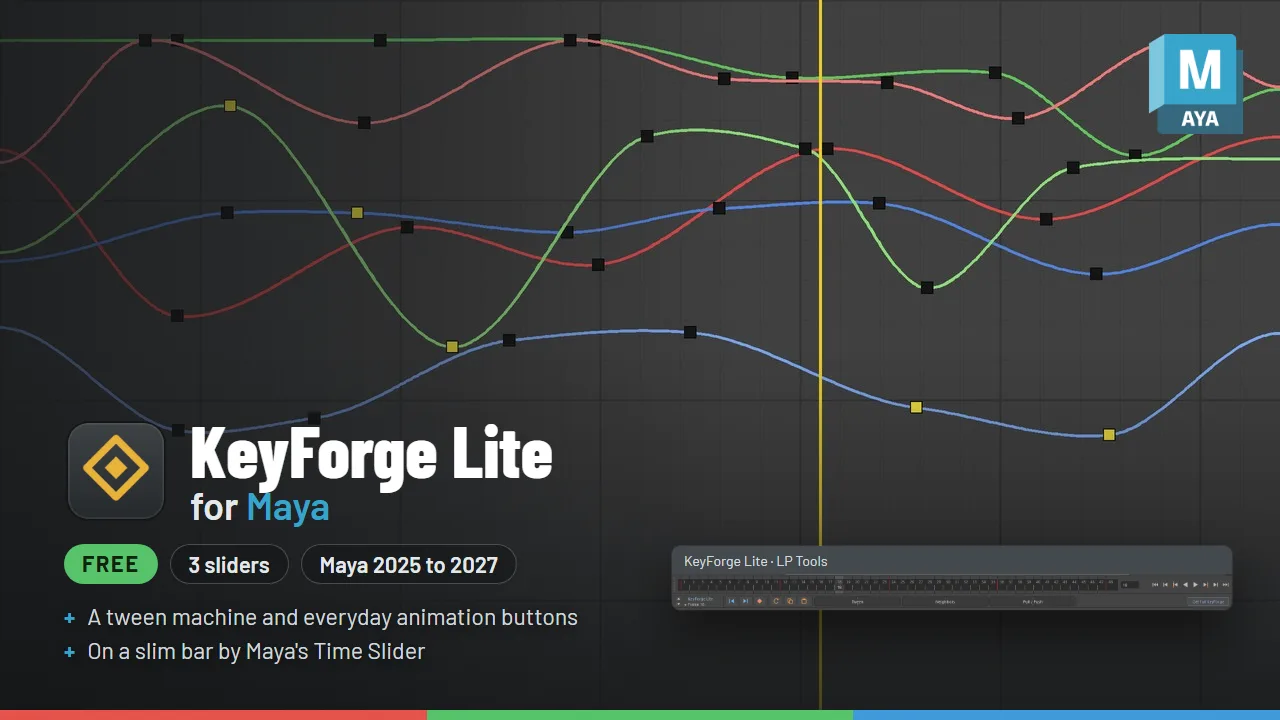 KeyForge Lite for Maya in Maya